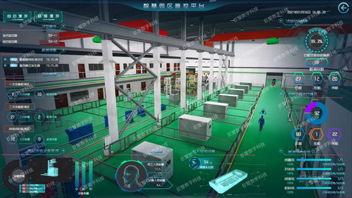 山东济南青岛数字孪生智慧工厂,工厂车间数字化三维仿真交互,3d可视化数据大屏展示系统